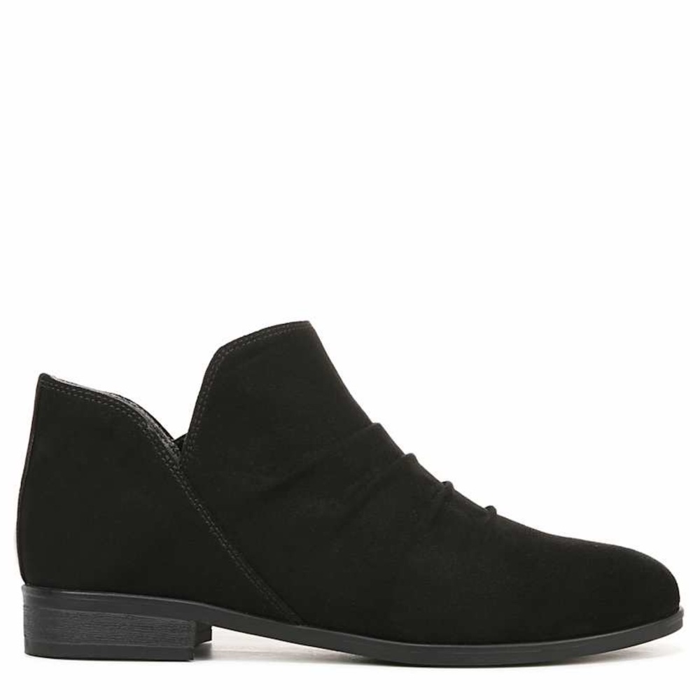 NWT Dr Scholls Black Vegan Suede Rae Ankle Bootie Size 7